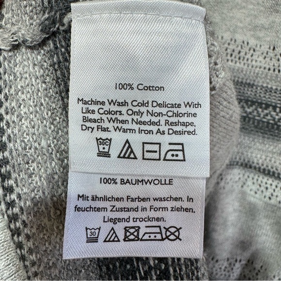 Eddie Bauer- Gray Knit Open Front Lightweight Cardigan- Sz. M - Picture 5 of 7